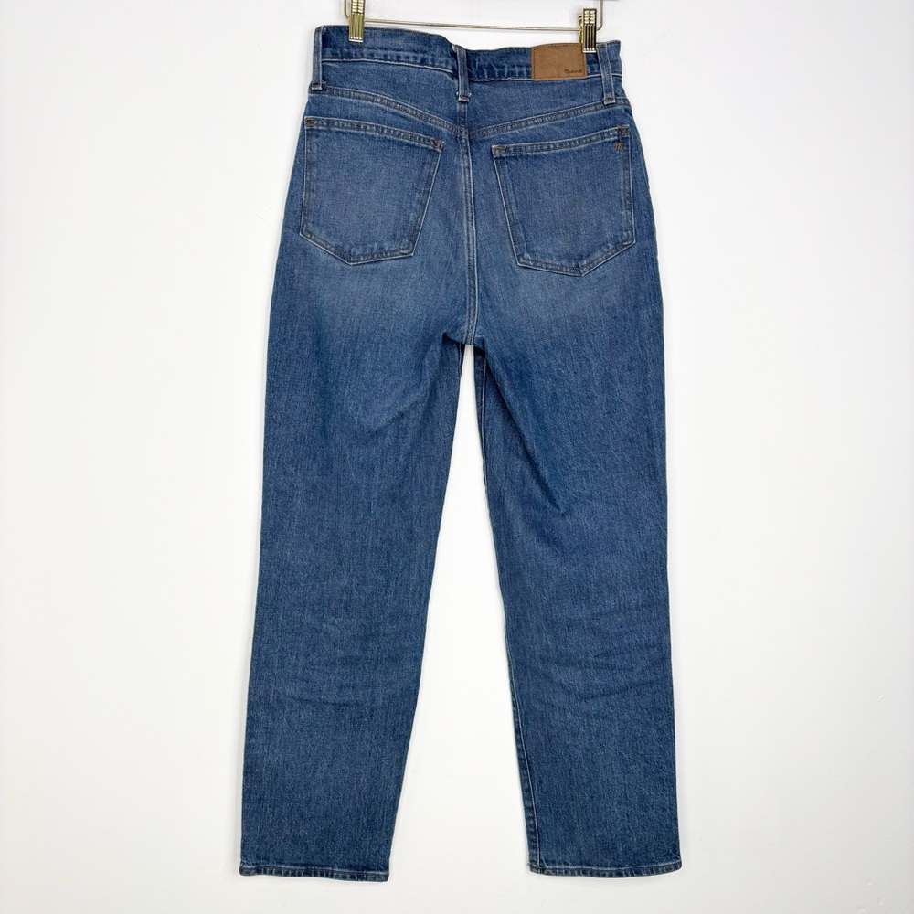 Madewell Straight Leg Jeans in Medium Blue - Picture 7 of 14